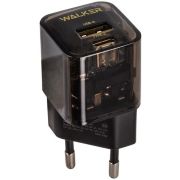 Зарядное устройство WALKER WH-61 GaN, 3А, 30Вт, USBx1/Type-Cx1, быстрая зарядка QC 3.0+PD