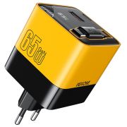 Зарядное устройство сетевое WEKOME WP-U39 GaN 65W (USB-A/USB-C, кабель в комплекте)