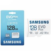Карта памяти MicroSD Samsung 128Gb UHS-I Evo Plus U1 (R/W 160Mb/s) + SD адаптер