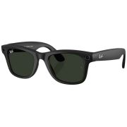 Очки солнцезащитные Ray-Ban Meta Glass Wayfarer Transitions Graphite Green (RW4008)
