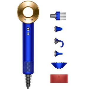 Фен Dyson HD08 Blue/Gold с кейсом